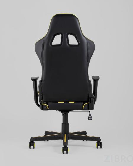 Игровое кресло компьютерное TopChairs Camaro желтое геймерское