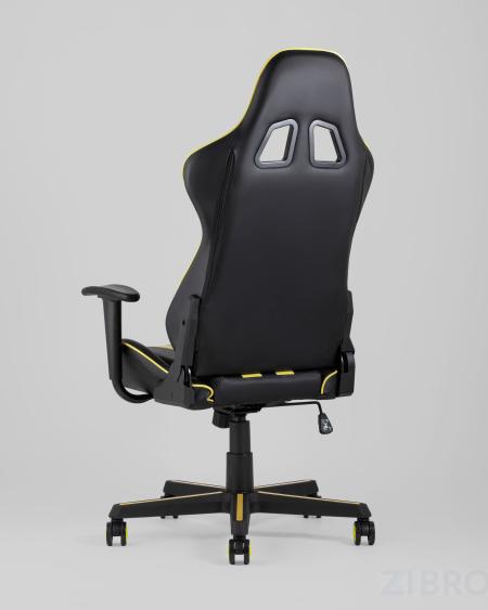 Игровое кресло компьютерное TopChairs Camaro желтое геймерское