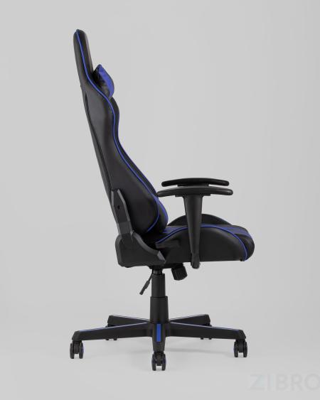 Игровое кресло компьютерное TopChairs Camaro синее геймерское