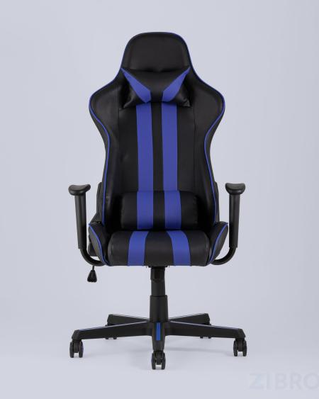 Игровое кресло компьютерное TopChairs Camaro синее геймерское