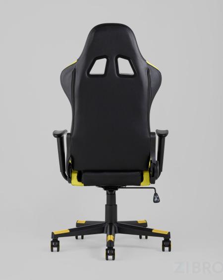 Игровое кресло компьютерное TopChairs Gallardo желтое геймерское