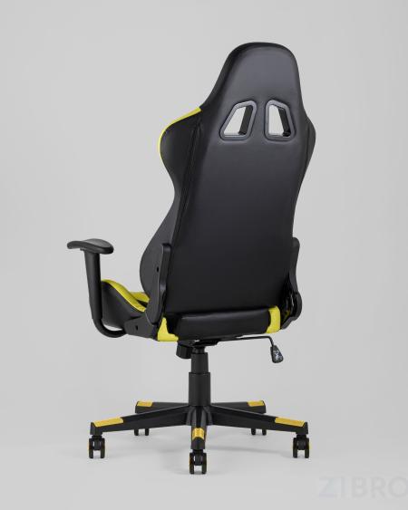 Игровое кресло компьютерное TopChairs Gallardo желтое геймерское