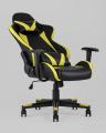 Игровое кресло компьютерное TopChairs Gallardo желтое геймерское