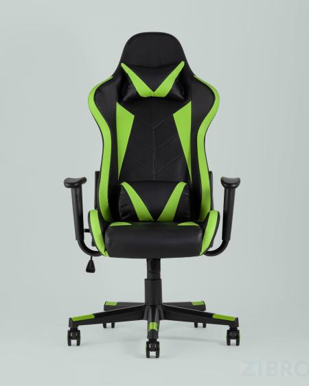 Игровое кресло компьютерное TopChairs Gallardo зеленое геймерское