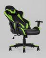 Игровое кресло компьютерное TopChairs Gallardo зеленое геймерское