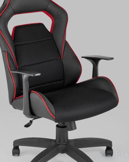 Игровое кресло компьютерное TopChairs Meteor черное геймерское