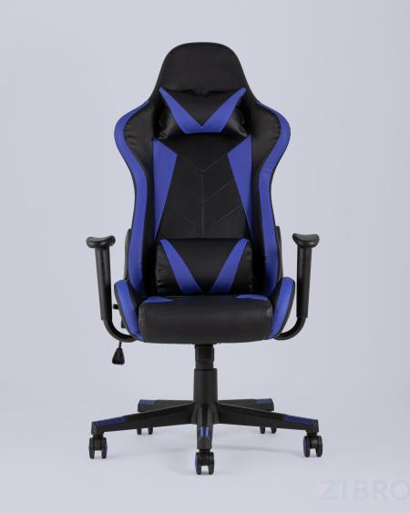 Игровое кресло компьютерное TopChairs Gallardo синее геймерское
