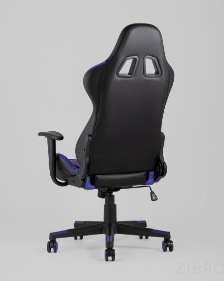 Игровое кресло компьютерное TopChairs Gallardo синее геймерское