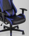 Игровое кресло компьютерное TopChairs Gallardo синее геймерское