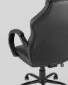 Игровое кресло компьютерное TopChairs Racer Midi черное геймерское