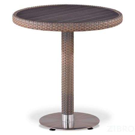 Стол из иск. ротанга T501DG-W1289-D70 Pale (декинг)