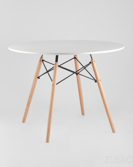 Eames диаметр 100 см, 6 стульев Eames DSR