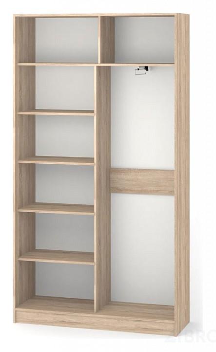 Шкаф-купе Адриано-2 1500x496x2200 мм ясень шимо темный BRN_1401_2200