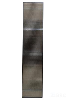 GD-10014/1-6 Шкаф Alto пенал c полками,цвет серый Кобальт, дверце стекло(рифленое) 50*57*228.5см