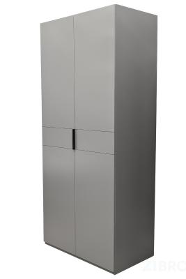 GD-10013/2-6 Шкаф Alto двухд с полками, цвет серый Кобальт, фасад глухой 100*57*228.5см