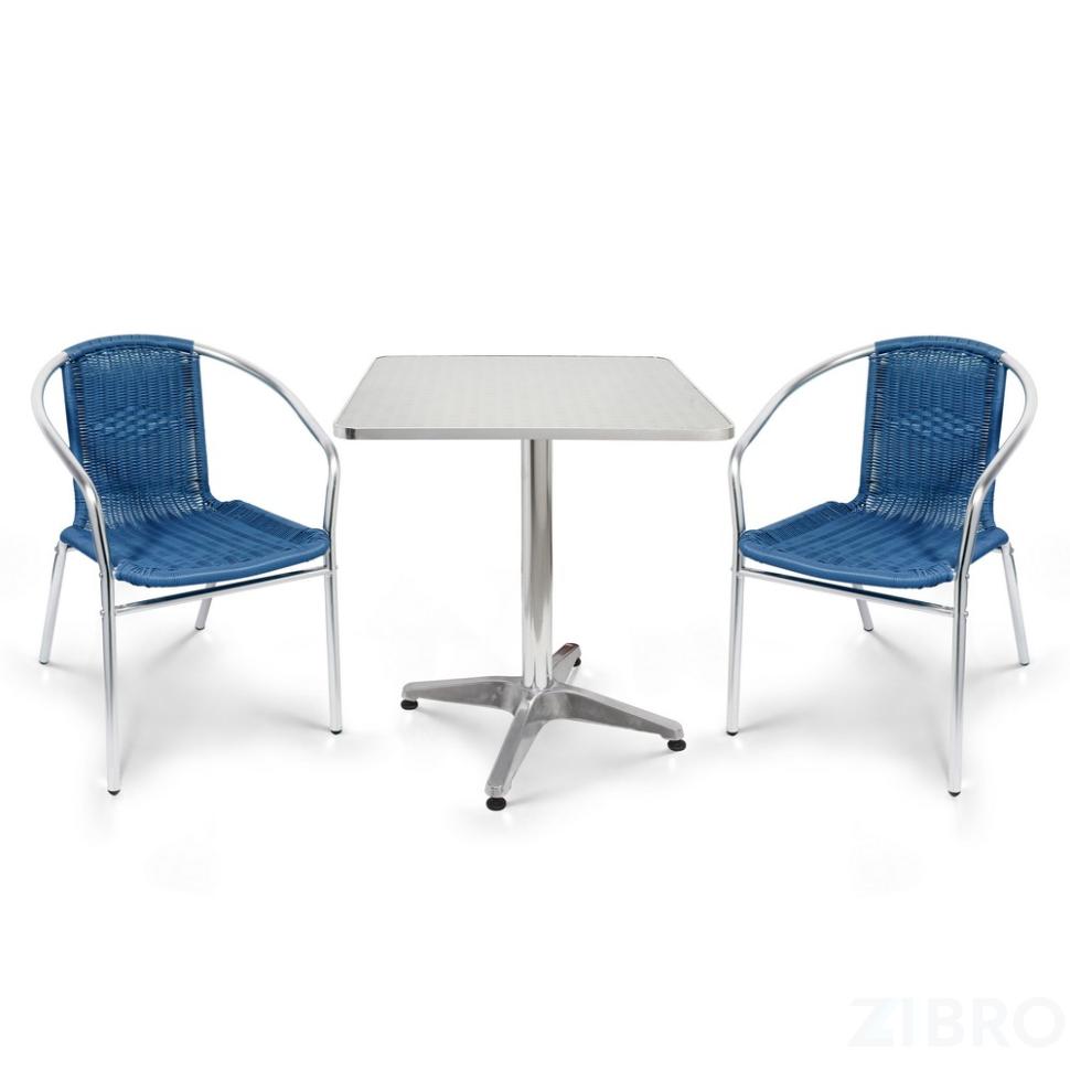 Комплект мебели LFT-3199E/T3125-60x60 Blue (2+1)